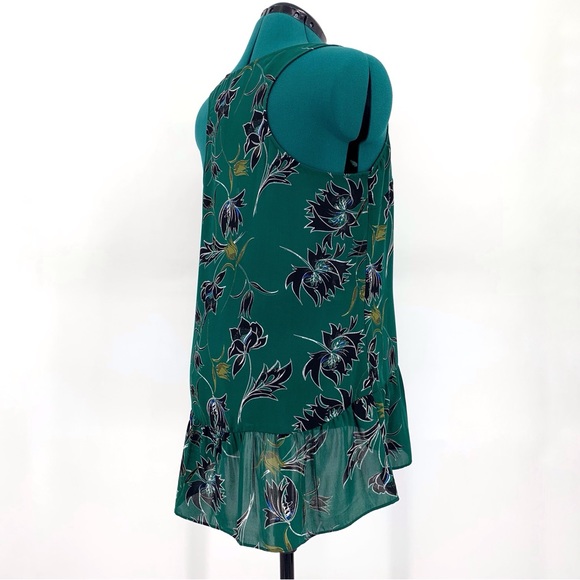 Cabi NWT Zoe Top # 3276 Green Wildflower Print Peplum Hem Tank Style Top, Medium - Picture 10 of 16